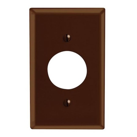 Ezgeneration 85004-000 1 Gang Brown Power Outlet Wall Plate EZ884066
